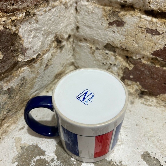 Vintage Newport Sailing Flag Mug in Blue, Red and White.  Come Sail Away With Me - Picture 6 of 7